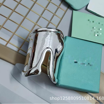 Brățară din argint, unisex, minimalistă, geometrică, placare electroplată