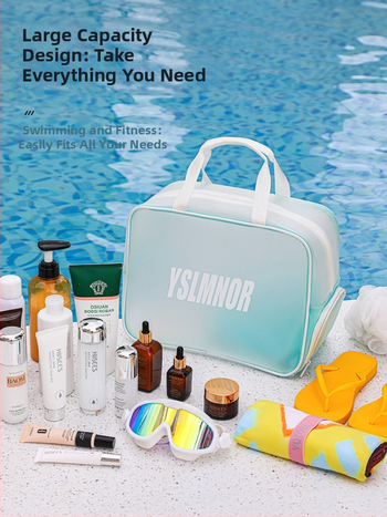 Plavecká taška s delením mokré-suché, TPU materiál, vodotesná, Travel Station, možnosť personalizácie