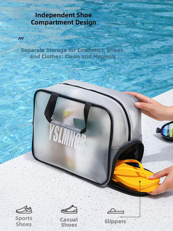 Plavecká taška s delením mokré-suché, TPU materiál, vodotesná, Travel Station, možnosť personalizácie