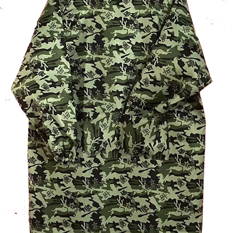 Ποδιά με μανίκια, καμουφλάζ, πολυεστέρας, αδιάβροχη και ανθεκτική σε λεκέδες