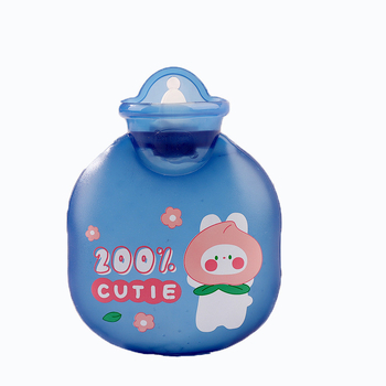 Vízfeltöltéses melegítő palack, hordozható, nagy sűrűségű PVC, vízbefecskendezéses fűtés, forró és hideg használat