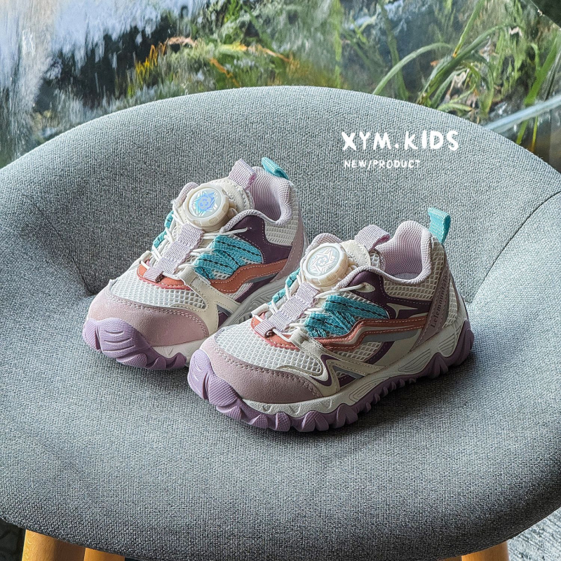 Gyerekeknek szóló sportcipők forgócsattal, ultrafiber felsőrész, légáteresztő mesh, gumi talp, uniszex 4–16 év