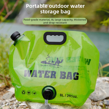 Τσάντα Νερού για Υπαίθρια Χρήση - Συμπτυγμένη, Φορητή, PE Υλικό, Αδιάβροχο Ύφασμα, Κατάλληλη για Πεζοπορία και Κατασκήνωση