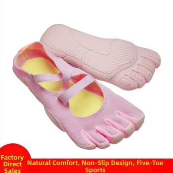 Παπούτσια γιόγκα και χορού με πέντε δάχτυλα – αναπνεύσιμα, αντιολισθητικά, ανθεκτικά; επάνω μέρος: μικροϊνες, σόλα: καουτσούκ