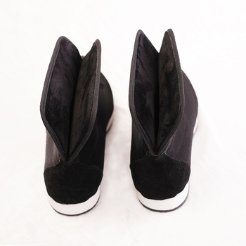 Pantofi Tai Chi din pânză — înalți, căptuți fleece, pantofi de antrenament indoor, pentru adulți unisex