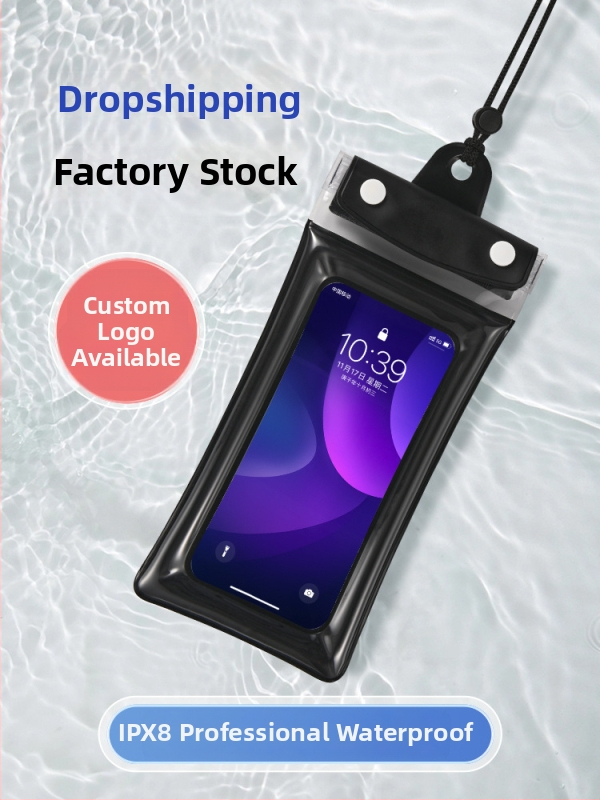 Airbag vodotesná taška na telefón s dotykovým displejom, PVC materiál, vhodná na potápanie, plávanie, rafting, fotografovanie pod vodou a vonkajšie použitie.