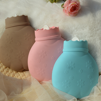 Szilikonból készült melegvíz-palack, mikrohullámú sütőben használható, égési sérülések elleni védelemmel, kézre és lábakra, 140 g