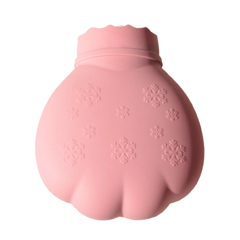 Szilikonból készült melegvíz-palack, mikrohullámú sütőben használható, égési sérülések elleni védelemmel, kézre és lábakra, 140 g