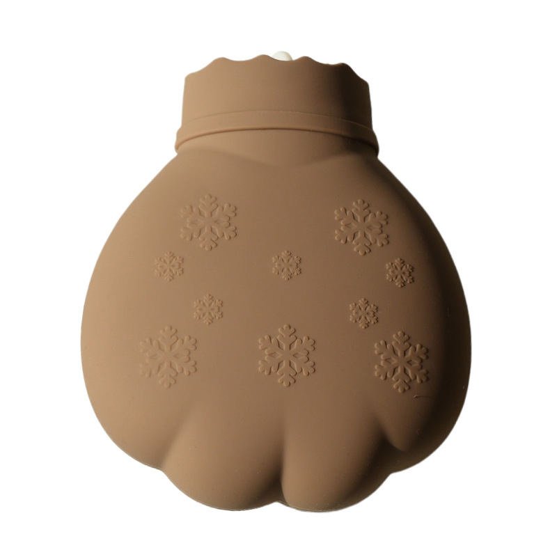 Szilikonból készült melegvíz-palack, mikrohullámú sütőben használható, égési sérülések elleni védelemmel, kézre és lábakra, 140 g