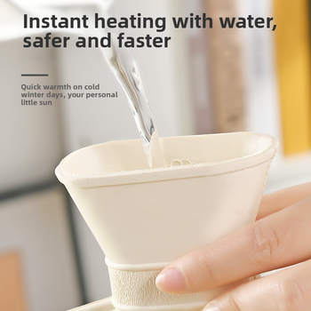 Fľaša na horúcu vodu plnená vodou, guma, 320 g, určená pre končatiny, horúce aj studené použitie.