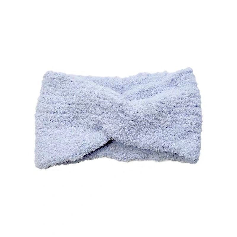 Лента за миене на лице за жени, опростен стил, полиестер, плейд геометричен модел