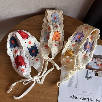 Плетена цветна лента за коса, корейски стил, материя: Друг, произход: Yiwu, есен 2024