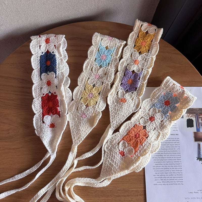 Плетена цветна лента за коса, корейски стил, материя: Друг, произход: Yiwu, есен 2024