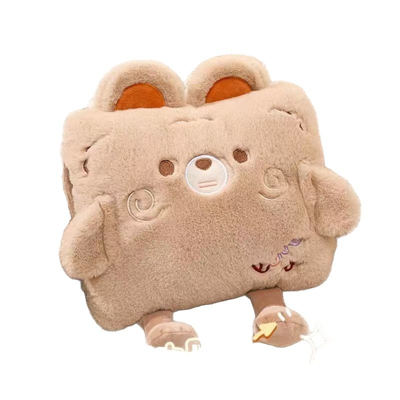 Víz töltésű kézmelegítő forró víz palack — rajzfilm stílus, PVC, 600 g, vízzel történő fűtés