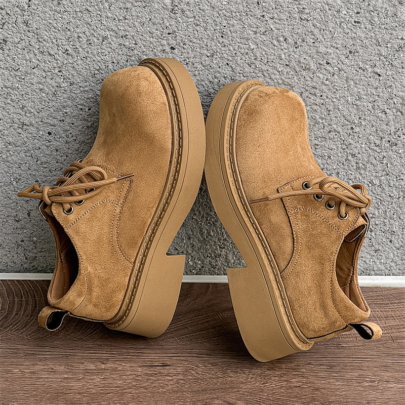 Derby cipő - Uniszex, Kerek orrú, 1-3 cm-es alacsony sarok, Felsőrész: Szuper rost, Talp: Gumi - Modell 25611-J