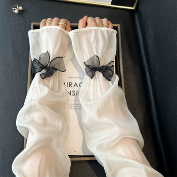 Manșete de braț din plasă pentru protecție UV, pentru condus în aer liber și ciclism (71-80% poliester; 11-20% spandex; plasă)