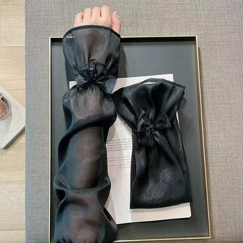 Manșete de braț din plasă pentru protecție UV, pentru condus în aer liber și ciclism (71-80% poliester; 11-20% spandex; plasă)