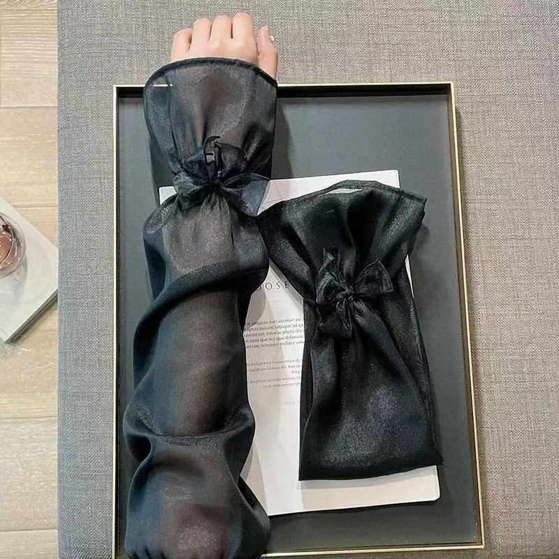 Manșete de braț din plasă pentru protecție UV, pentru condus în aer liber și ciclism (71-80% poliester; 11-20% spandex; plasă)