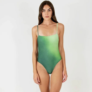 Costum de baie întreg, uscat rapid, croială strânsă, elasticitate ridicată, 90% nylon, căptușeală poliester 85%