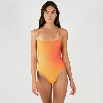 Costum de baie întreg, uscat rapid, croială strânsă, elasticitate ridicată, 90% nylon, căptușeală poliester 85%