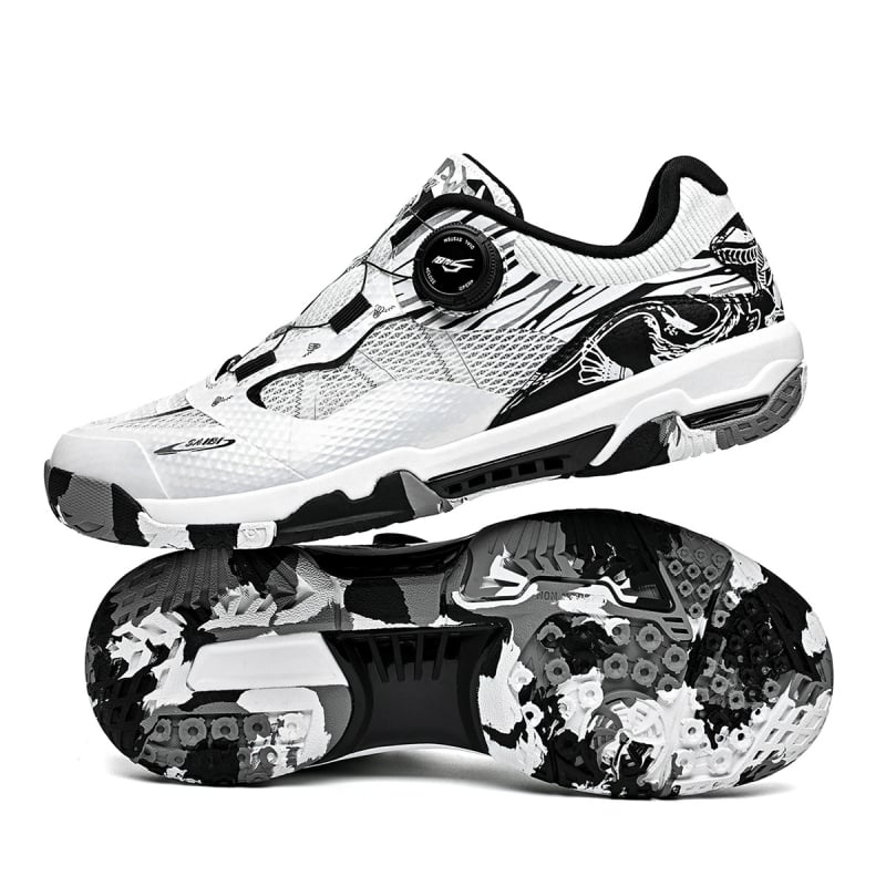 Cipele za stolni tenis i badminton – zatvaranje na kopču, protuklizne, lagane, za unutarnju i vanjsku upotrebu