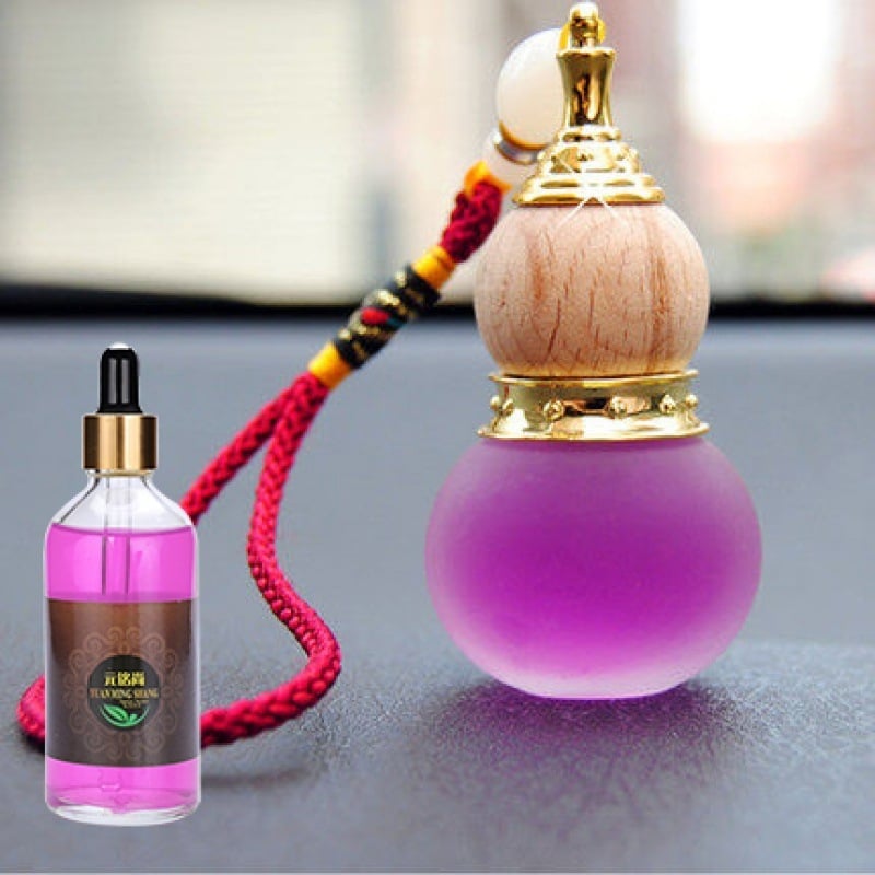 Pandantiv auto pentru aromaterapie, brand: 100 million by 100 million, 5–10 ml, parfum floral, suspensie/ de atârnat, durată volatilizare 61–90 zile