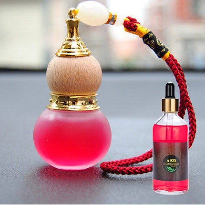 Pandantiv auto pentru aromaterapie, brand: 100 million by 100 million, 5–10 ml, parfum floral, suspensie/ de atârnat, durată volatilizare 61–90 zile