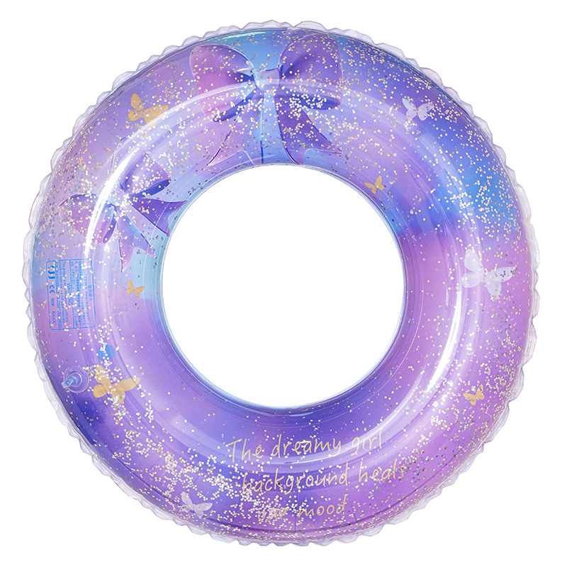 Plută gonflabilă pentru piscină din PVC, pat plutitor pliabil cu dungi, hamac de apă, șezlong individual