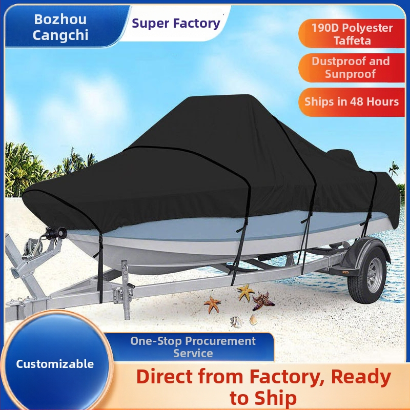 Husă de barcă din 190T poliester tafta, marca Cangchi, stil modern minimalist, personalizare disponibilă