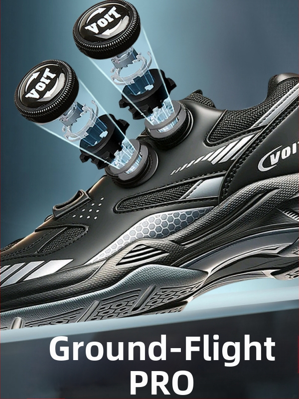 Tenisové boty na stolný tenis s karbonovou platňou — odolné, protišmykové, tlmenie nárazov, gumová podrážka, nízky vrch