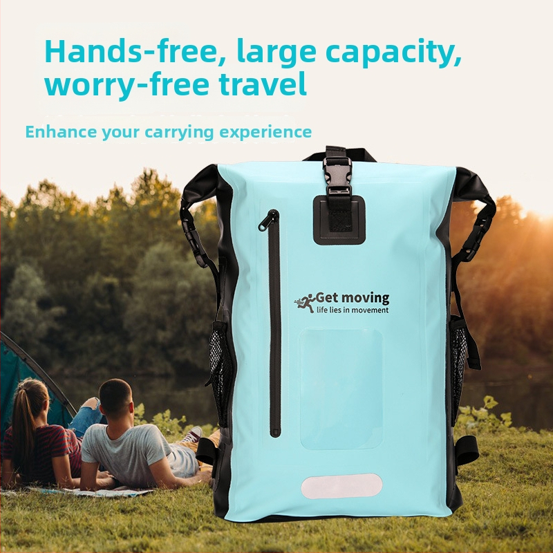 Nepremokavý batoh na voľný čas a šport, objem 25 L, štýl športový a oddychový, nepremokavá látka