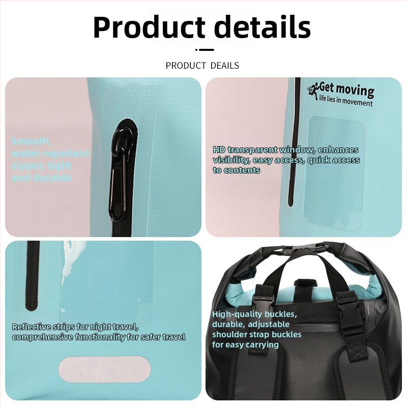 Nepremokavý batoh na voľný čas a šport, objem 25 L, štýl športový a oddychový, nepremokavá látka