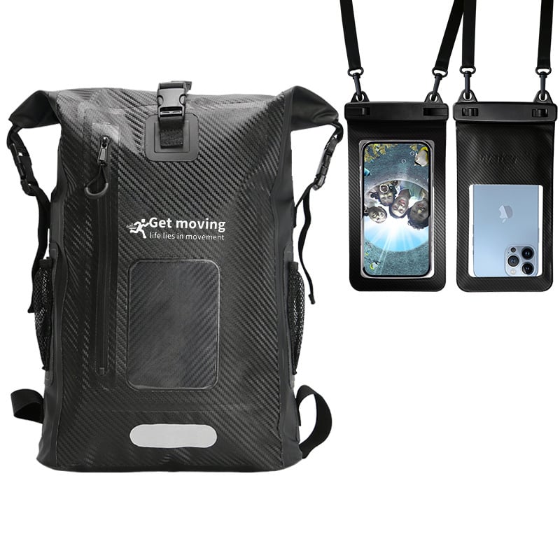 Αδιάβροχο σακίδιο για υπαίθριες δραστηριότητες, 25L χωρητικότητα, στυλ αθλητικό και χαλάρωσης, αδιάβροτο ύφασμα