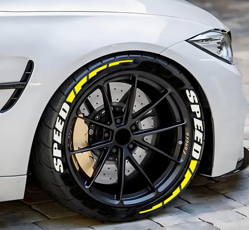 Sticker γράμματος για ελαστικά - pelly piggy (PVC μαλακή κόλλα; ενιαίο αυτοκόλλητο αυτοκινήτου; συμβατό με όλα τα μοντέλα; διακόσμηση ελαστικών)