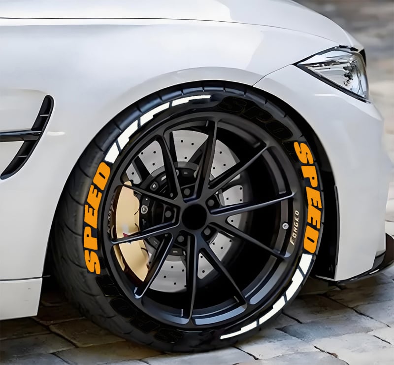 Sticker γράμματος για ελαστικά - pelly piggy (PVC μαλακή κόλλα; ενιαίο αυτοκόλλητο αυτοκινήτου; συμβατό με όλα τα μοντέλα; διακόσμηση ελαστικών)