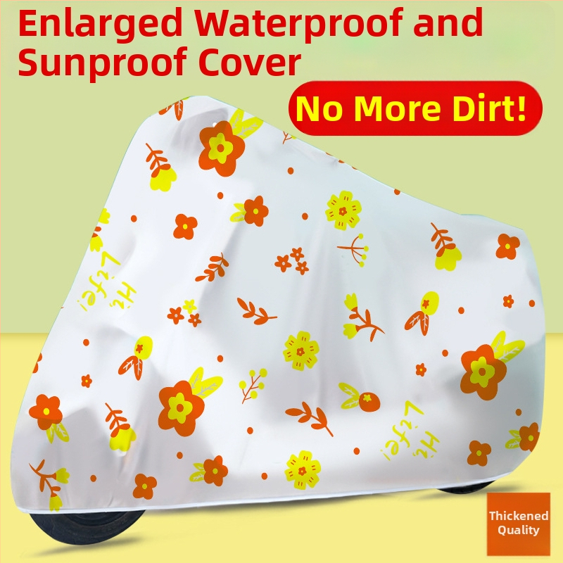 Pokrytie pre elektrické vozidlo – dažďovzdorné – kreslený štýl