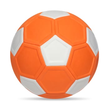 Minge de fotbal din PVC, cusută cu mașina, logo imprimat, personalizare disponibilă