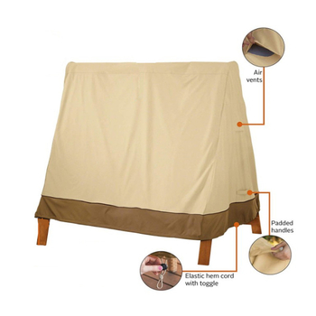 Acoperire pentru scaun balansoar exterior, țesătură 210D Oxford, stil modern simplu, personalizabil, 1,6 kg, husă pentru praf / canapea / aer condiționat
