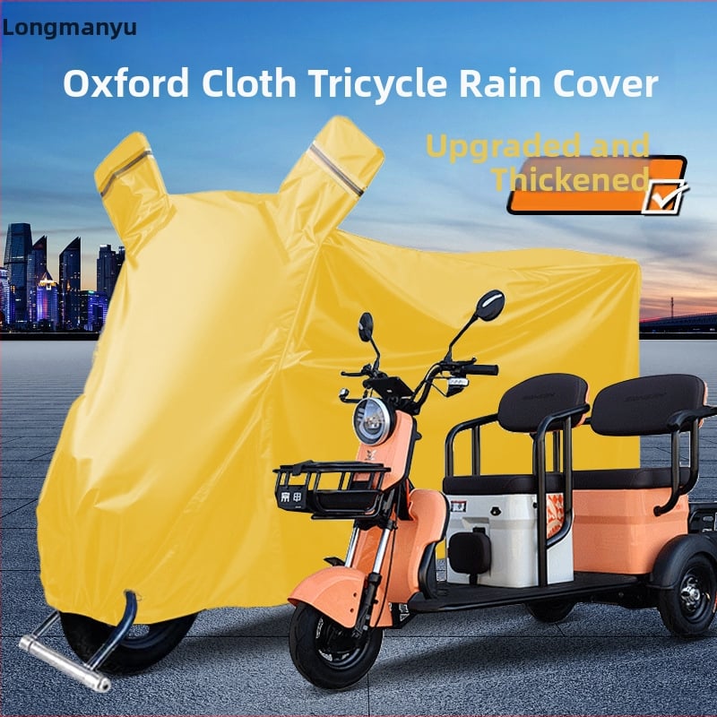 Elektromos triciklihez való védőhuzat – esőálló, porálló és UV-védett – egyszerű stílus