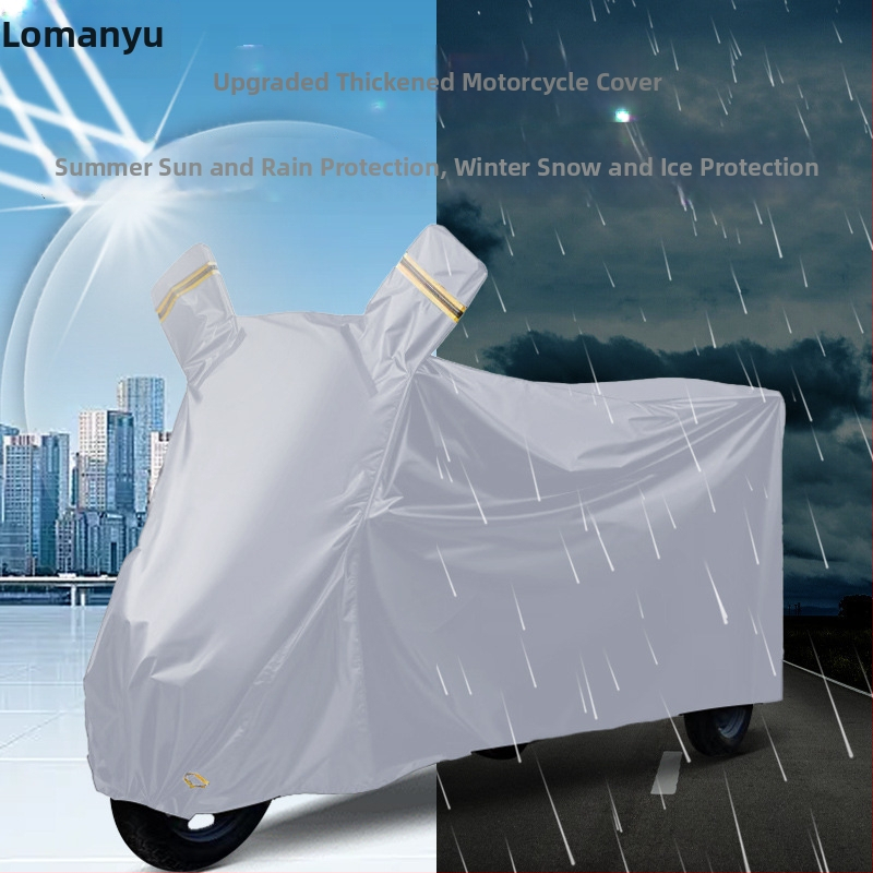 Elektromos triciklihez való védőhuzat – esőálló, porálló és UV-védett – egyszerű stílus