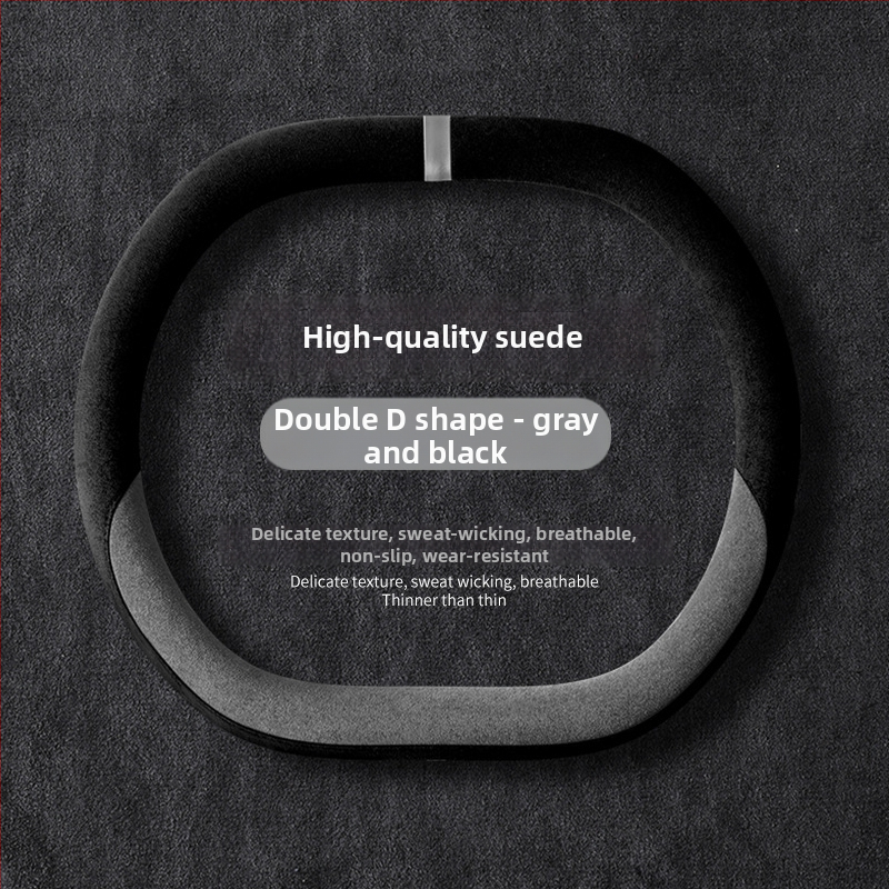 Univerzálny zimný plyšový poťah na volantu auta, protišmykový úchop, polyester, šitý na stroji, vzory: pruhy/monochromatné/vyšívanie/tlač