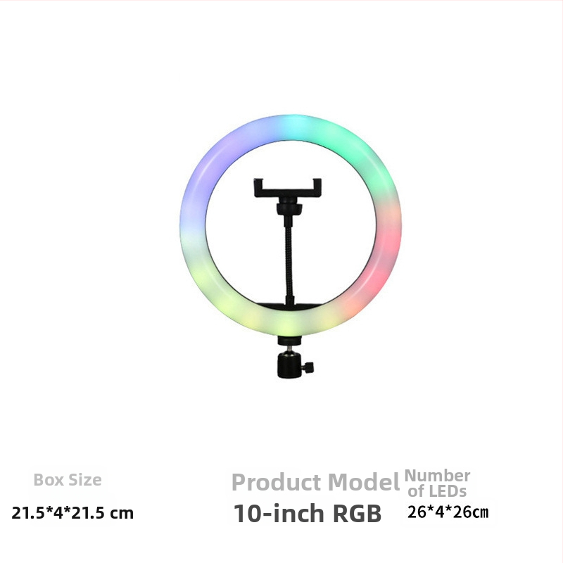 LED svetlo na dopĺňanie FH-008 pre živé vysielanie a natáčanie, nastaviteľná jas, ≤10W, stolný stojan, zvislé použitie