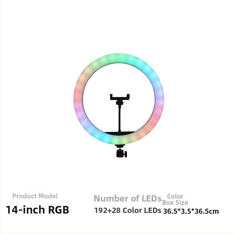 LED svetlo na dopĺňanie FH-008 pre živé vysielanie a natáčanie, nastaviteľná jas, ≤10W, stolný stojan, zvislé použitie