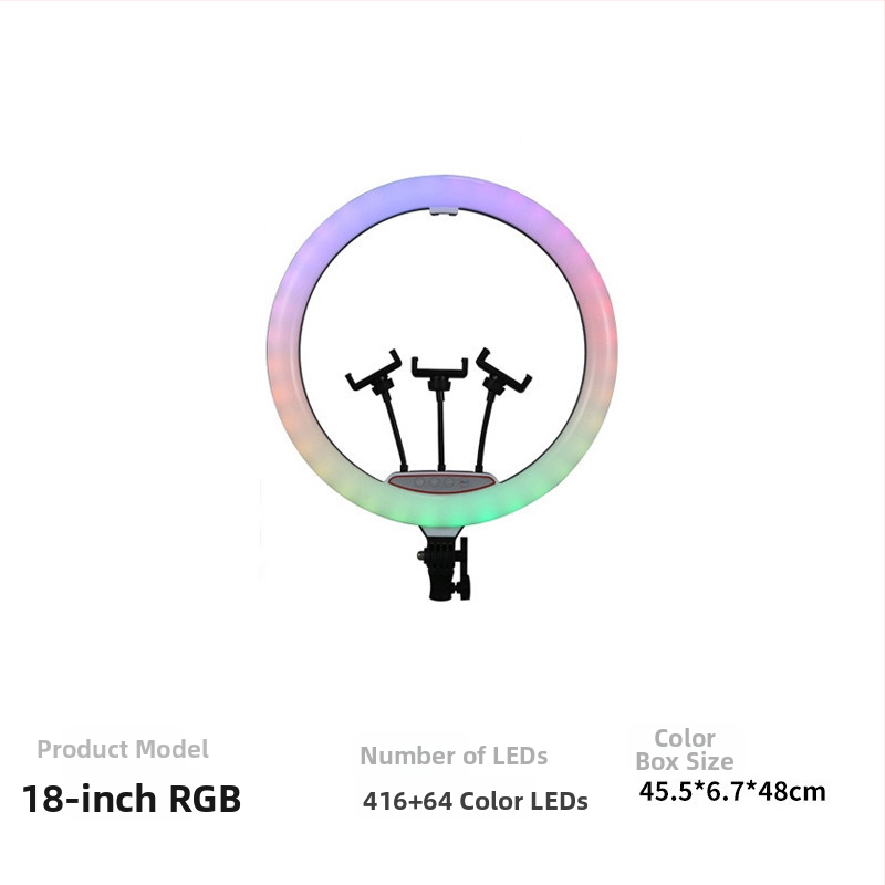 LED svetlo na dopĺňanie FH-008 pre živé vysielanie a natáčanie, nastaviteľná jas, ≤10W, stolný stojan, zvislé použitie