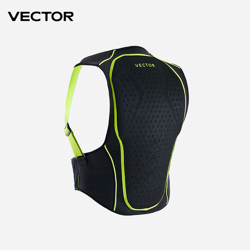 Vector Echipament protecție pentru schi: protecție spate, șolduri și genunchi, material poliester-spandex, pentru adulți, sporturi pe gheață și zăpadă