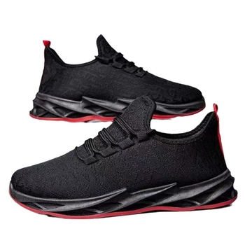 Pantofi de alergare pentru bărbați, cu partea superioară din plasă respirabilă și talpă PVC — profil redus, vârf rotund, toc mic 1–3 cm