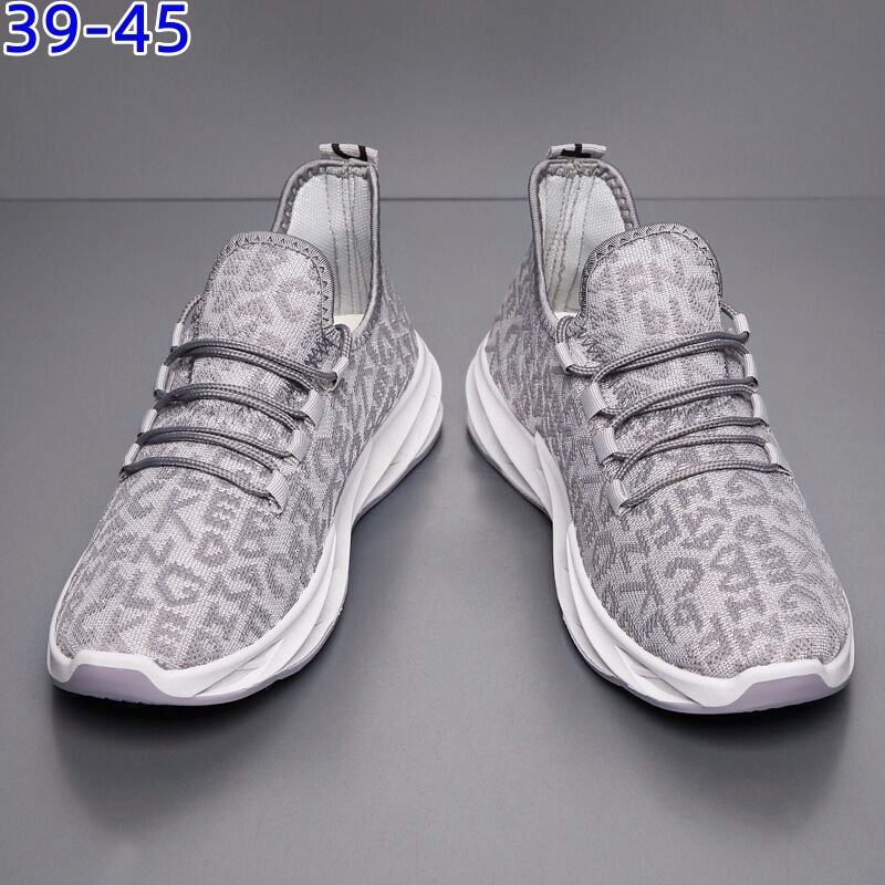 Pantofi de alergare pentru bărbați, cu partea superioară din plasă respirabilă și talpă PVC — profil redus, vârf rotund, toc mic 1–3 cm