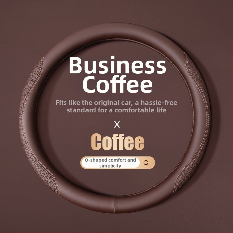 Navlaka za volan, univerzalna za četiri sezone, umjetna koža, uzorak oblaka