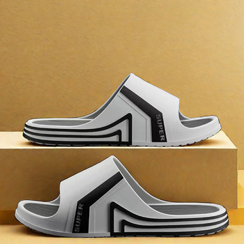 Παντόφλες PVC με PVC άνω μέρος, αντιολισθητική σόλα, παχύ πάτο και τεχνολογία έγχυσης σόλας