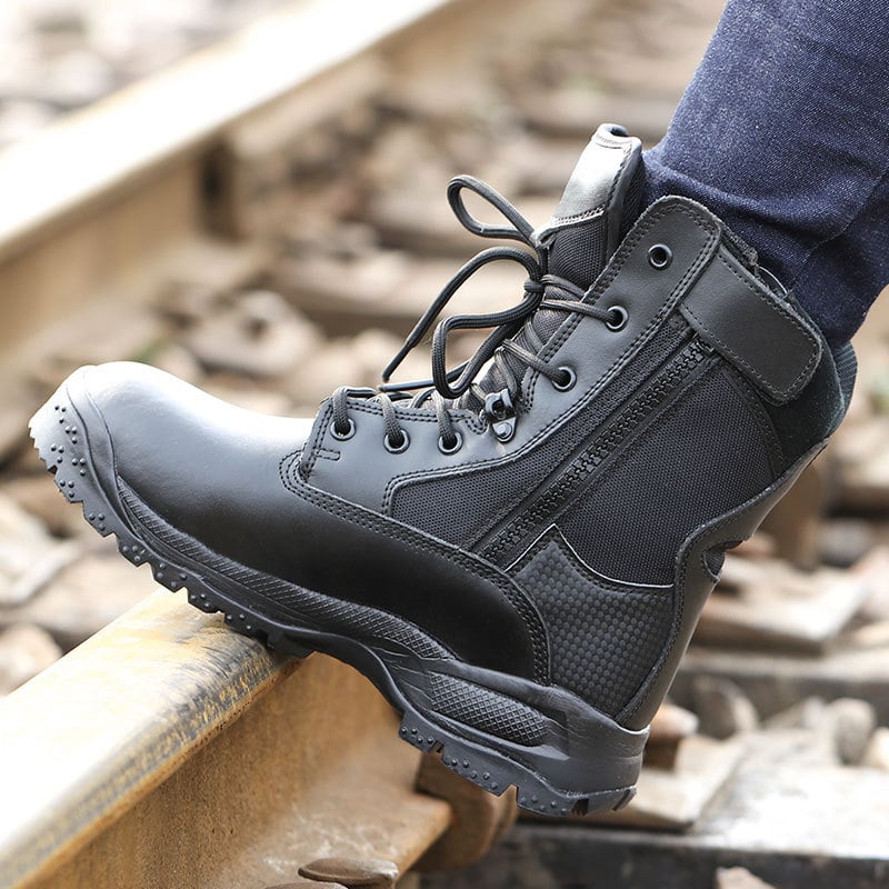 CQB.SWAT bocanci tactici de luptă, înalți, ușori, absorbție de șocuri, respirabili; piele de vițel; unisex, adulți